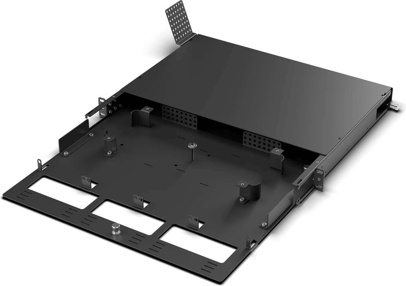 Option E: empty chassis, 4 HD positions open.