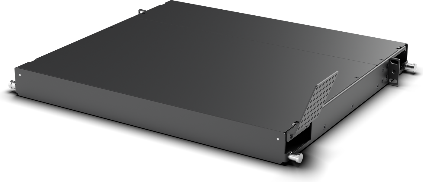 Rear cable entry with strain relief.