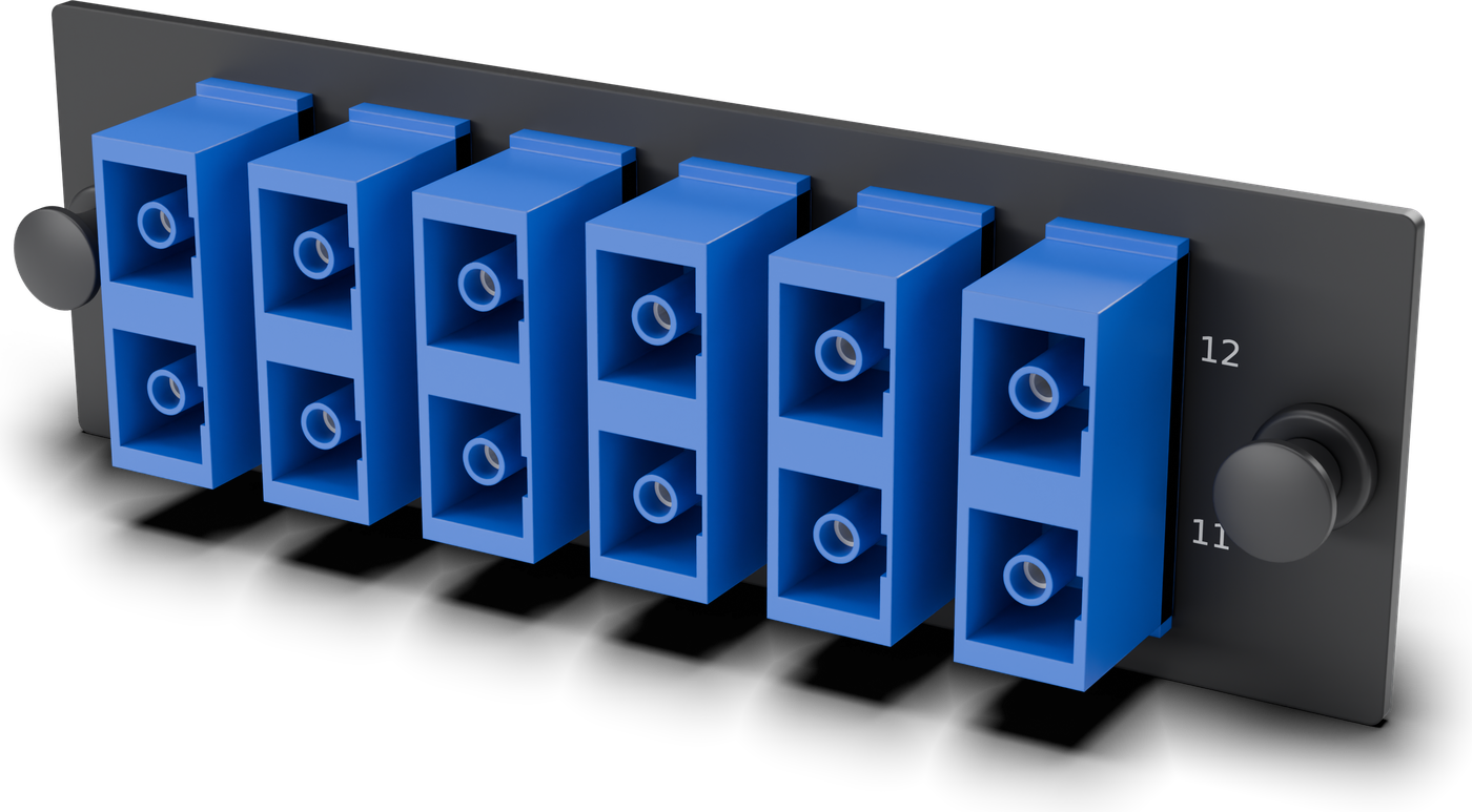 HDP-SC-12: 6x SC duplex, UPC.